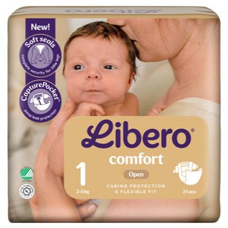 Libero 麗貝樂 Newborn黏貼型尿布, 第1階段, 24片
