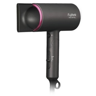 Fujitek 富士電通 負氧離子旋風渦流吹風機, FTB-HD100, 灰黑色