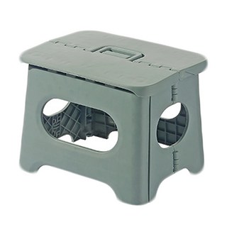 日式摺疊簡約可手提椅凳 大款, 1個, 綠色