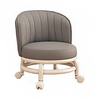 HOUDER 滑輪沙發椅背圓凳 鐵架款, 1個, 灰色