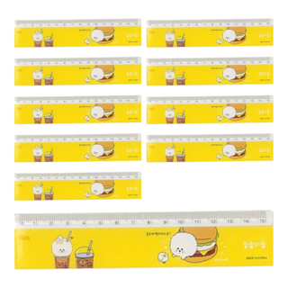 ibis 直尺 CR12054 15cm, 顏色隨機, 10支