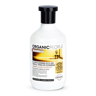 Organic People 有機生活 地板清潔劑 雪松/迷迭香 500ml, 天然植物萃取, 適用於各種地板材質, 1瓶