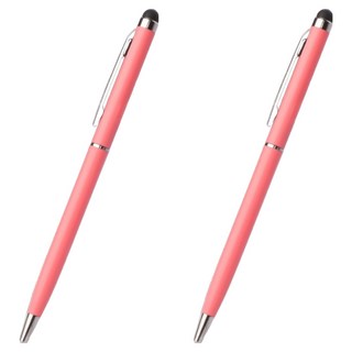 올이즈유 볼펜겸용 스마트폰 터치펜, 핑크, 2개
