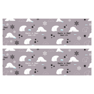 吸濕排汗運動毛巾, 2條, 北極熊