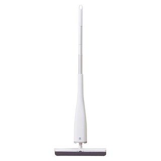 藍小魚 不發硬四面擠水海綿拖把 33 x 8 x 130cm 輕鬆擰乾水分 適用於各種光滑地面, 1支