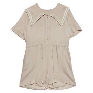 OLIVE DES OLIVE Sera翻領可愛連身褲