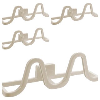 Reddot 紅點生活 不變形輕量無痕收納壁掛鞋架, 北歐米, 4個