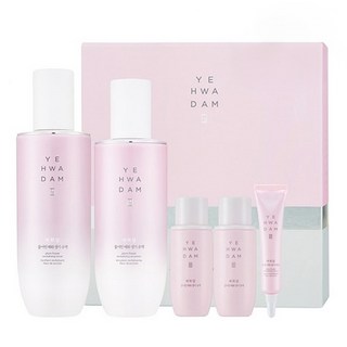 THE FACE SHOP 菲詩小舖 Yehwadam 蘂花譚 基礎護膚禮盒 (化妝水160ml+乳液140ml+精華液8ml+眼霜8ml), 1組