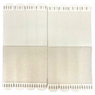 無痕易取下魔鬼氈雙面貼8件組 安裝簡便 用途廣泛 適用於固定畫框、遙控器、紙巾盒等, 1組