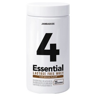 Jambaekee Essential 無乳糖乳清蛋白粉 咖啡摩卡口味, 750g, 1個