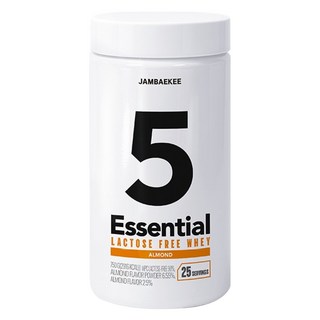 Jambaekee Essential 無乳糖乳清蛋白粉 杏仁口味, 750g, 1個