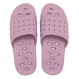 WUWU 復古排水浴室拖, 紫色, 1雙