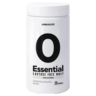 Jambaekee Essential 無乳糖乳清蛋白粉 原味, 750g, 1個