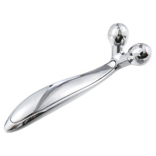 喵汪森林 3D 手動滾輪按摩儀, 單一商品, 銀色