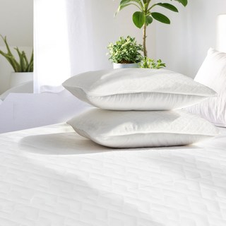 해든마루 스마트쿨 듀라론 냉감패드 퀸 1개 + 베개커버 2개, 화이트, 쿨매트+쿨베개 세트