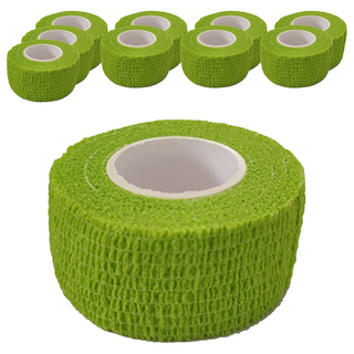 RISHON 運動繃帶/聚酯纖維 綠色, 10捲