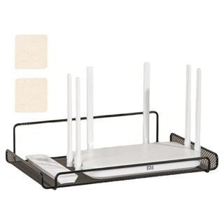 Home of flowers 繁花之家 鐵製壁掛置物架 附無痕掛鉤 2個, 黑色, 1層