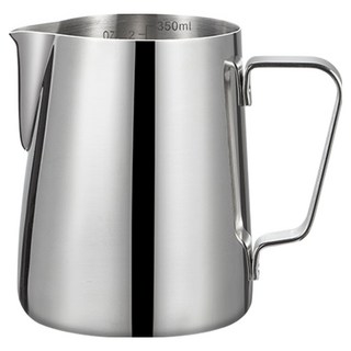 WORTH IT 渥思 304不鏽鋼拉花杯 350ml, 剛本色, 1個