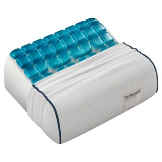 테크노젤 컨투어 여행용 냉감 쿨링 인체공학 베개, 화이트, 1개