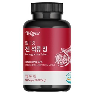 웰트릿 고함량 진 석류 정, 54g, 1개