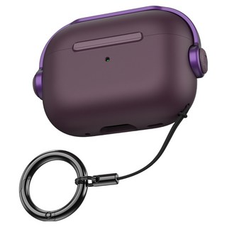Airoc air 保護殼 適用於 Apple AirPods Pro 2代, 1個, 單一商品, 紫色u
