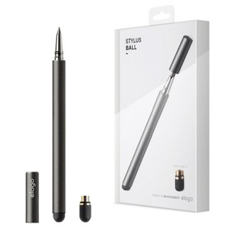 elago 原子筆/電容式觸控兩用筆, 黑色, 1個