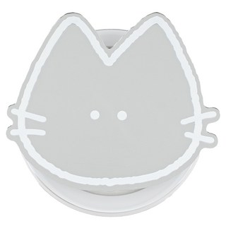 GOOSPERY 動物 MagSafe 鏡面手機支架, 10 白色貓咪, 1個