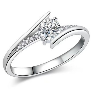 CF Diamond 女戒 莫桑鑽 A0611