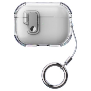 Matic 帶鎖 AirPods 4 保護殼, 1個, 單一商品, 透明