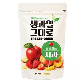 Heyami 鮮果冷凍乾燥蘋果, 1個, 80g