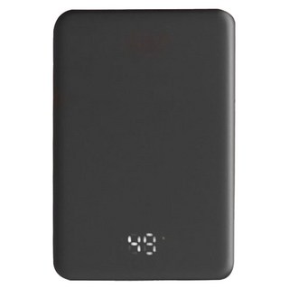 Monday X Blue 超薄磁吸無線充行動電源 口袋快充 5000mAh Type-C, 黑色, SX-Q60