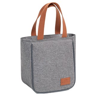 OON 보온 보냉 방수 도시락 가방 B타입, 그레이