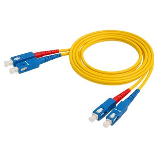 디옵텍 광점퍼코드 SC-SC 싱글모드 광케이블 SC-SC-2C-SM-3M, 옐로우, 1개, 3m