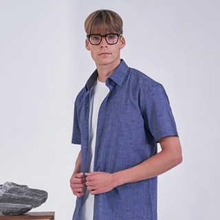 NICOLE ST GILLES 男士印花客製剪裁襯衫 NUMH078