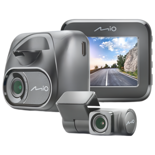 台灣 MiO C595WD 星光級 安全預警6合1GPS WIFI 雙鏡頭行車記錄器, 單件