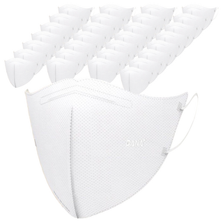 dana 鳥嘴型口罩 S KF80 白色 兒童適用 舒適透氣, 30片, 1盒