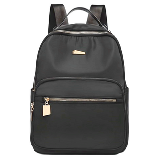 CCREANG 女款日常輕便休閒生活防水後背包 2477，黑色，34 x 25 x 15cm