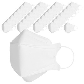 KOREAMASK 立體KF94防塵口罩 L號 白色 (6包/30片) - 舒適透氣，有效阻擋粉塵, 5片