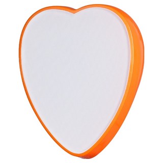 Keublangseu 可愛心形足部去角質器 白橘色 72 x 90 mm, 200g, 1個, 1入