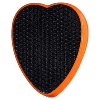 Creblance 可愛愛心足部去角質器 橘色 72 x 90 mm, 1個, 1入, 100g