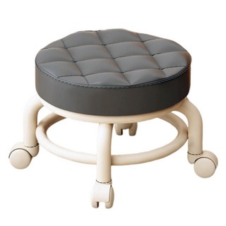 萬向輪沙發矮凳, 灰色, 1個