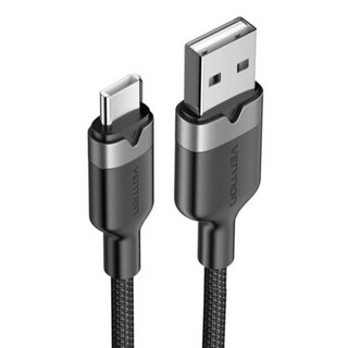 VEnTIOn 威迅 CTN USB-A-USB-C 充電線, 1m, 1條, 黑色