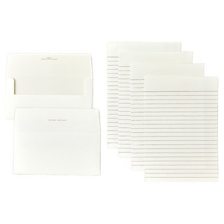 아르디움 심플 편지지 4p + 봉투 2p 세트, 골드, 1개