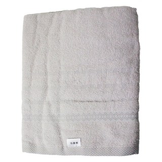 石墨烯純棉浴巾 台灣製 灰色 柔軟吸水 抗菌除臭, 1條