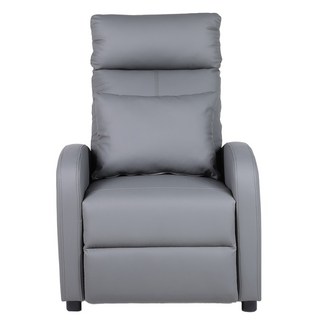 Hampton 漢汀堡 夏洛特貓抓皮面休閒躺椅 附腰枕, 深灰色