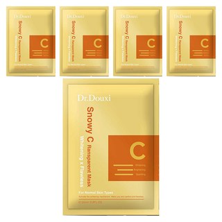 Dr.Douxi 朵璽 雪耀C透白面膜, 5片, 1盒