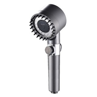 Reddot 紅點生活 按摩增壓過濾止水三檔蓮蓬頭,, 銀色, 1個