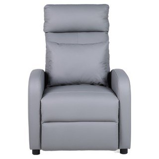 Hampton 漢汀堡 夏洛特貓抓皮面休閒躺椅 附腰枕, 淺灰色