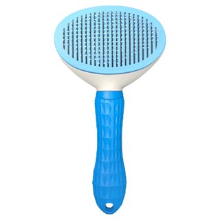 월드크린 반려동물 원터치 저자극 브러쉬, 블루, 1개