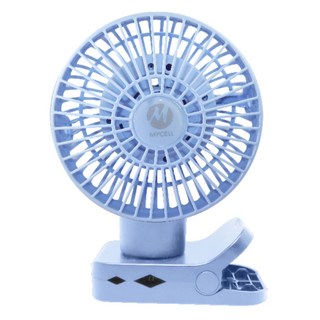 MYCEll 積進科技 多功能夾式隨身電風扇, MY-UF-022, 藍色